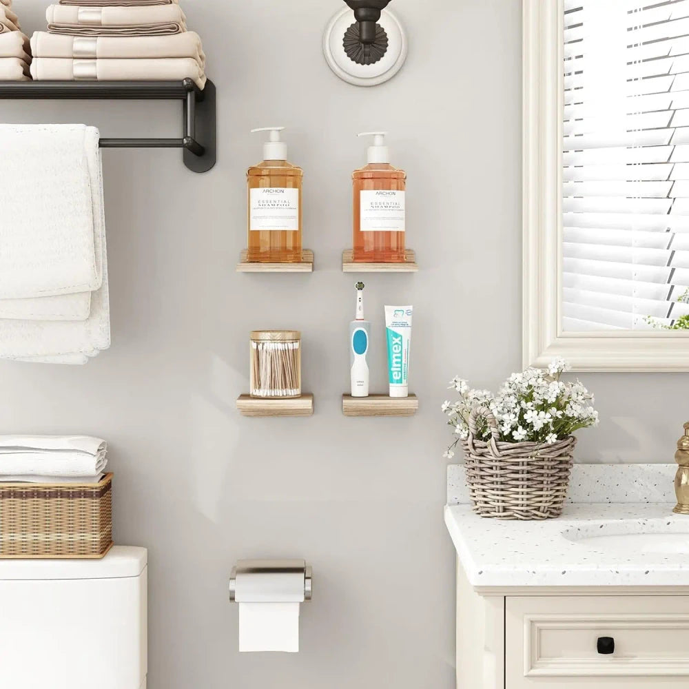 4-Pack Small Floating Shelves
