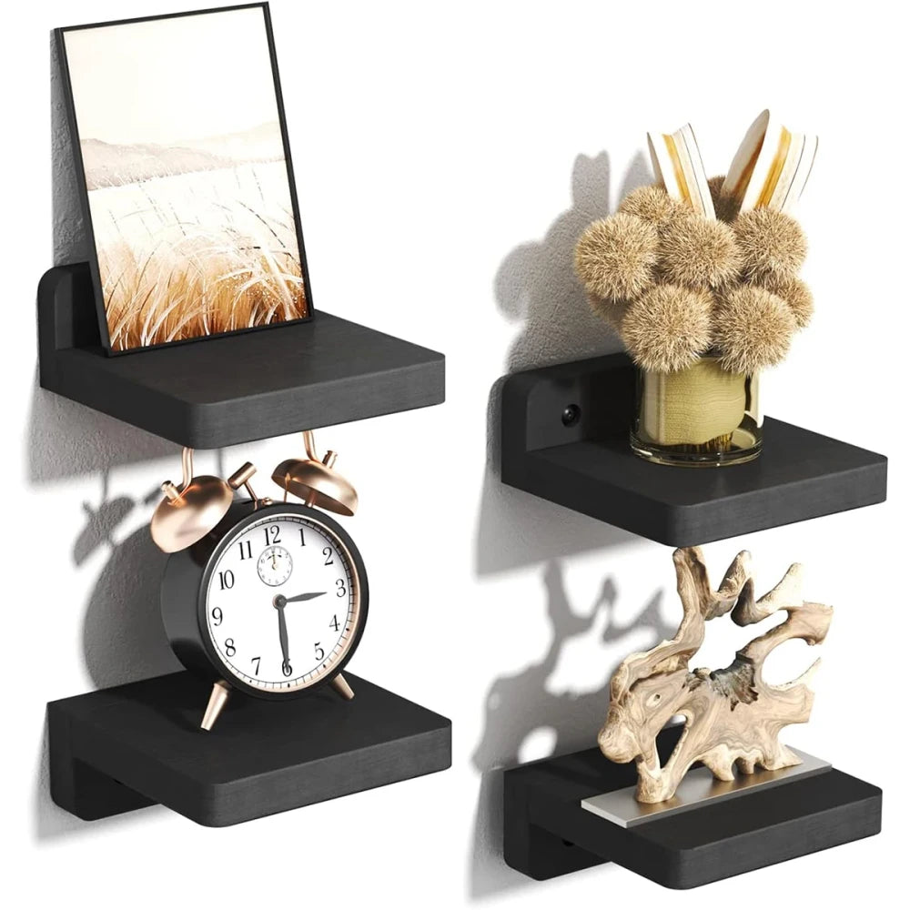 4-Pack Small Floating Shelves