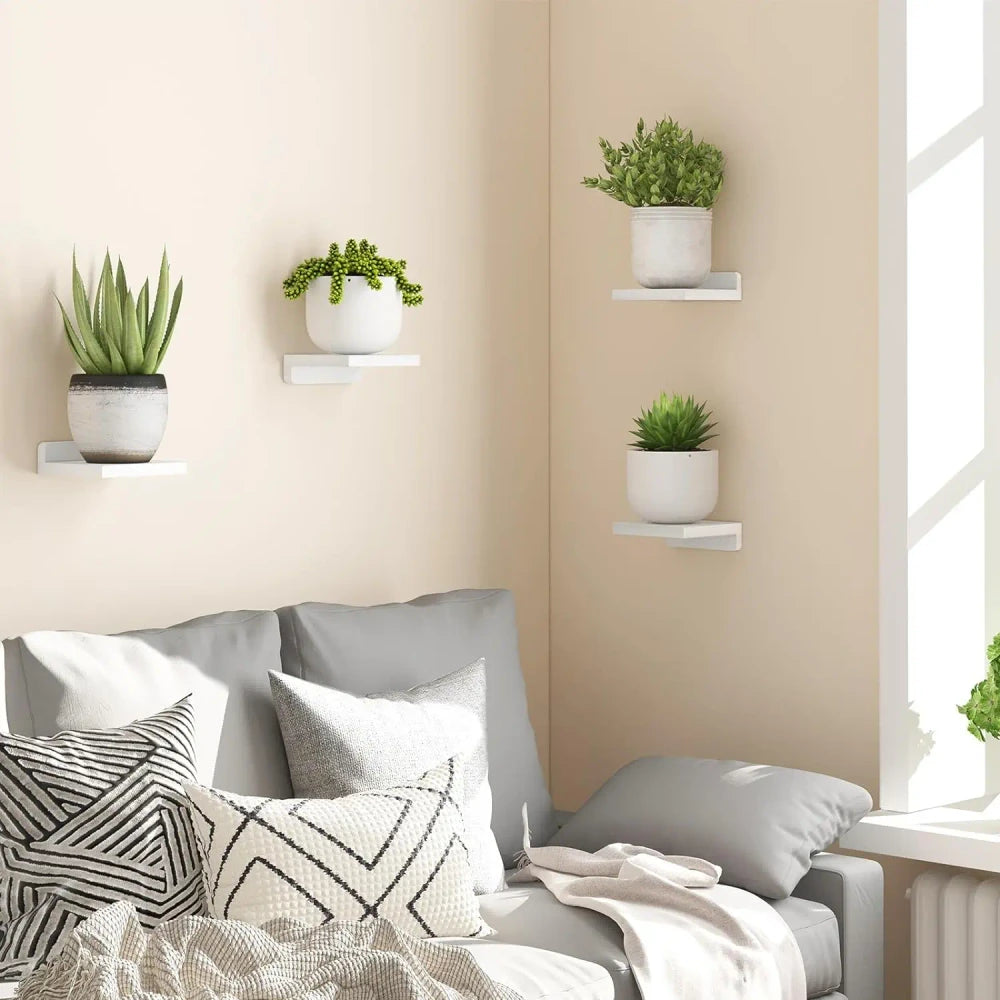 4-Pack Small Floating Shelves