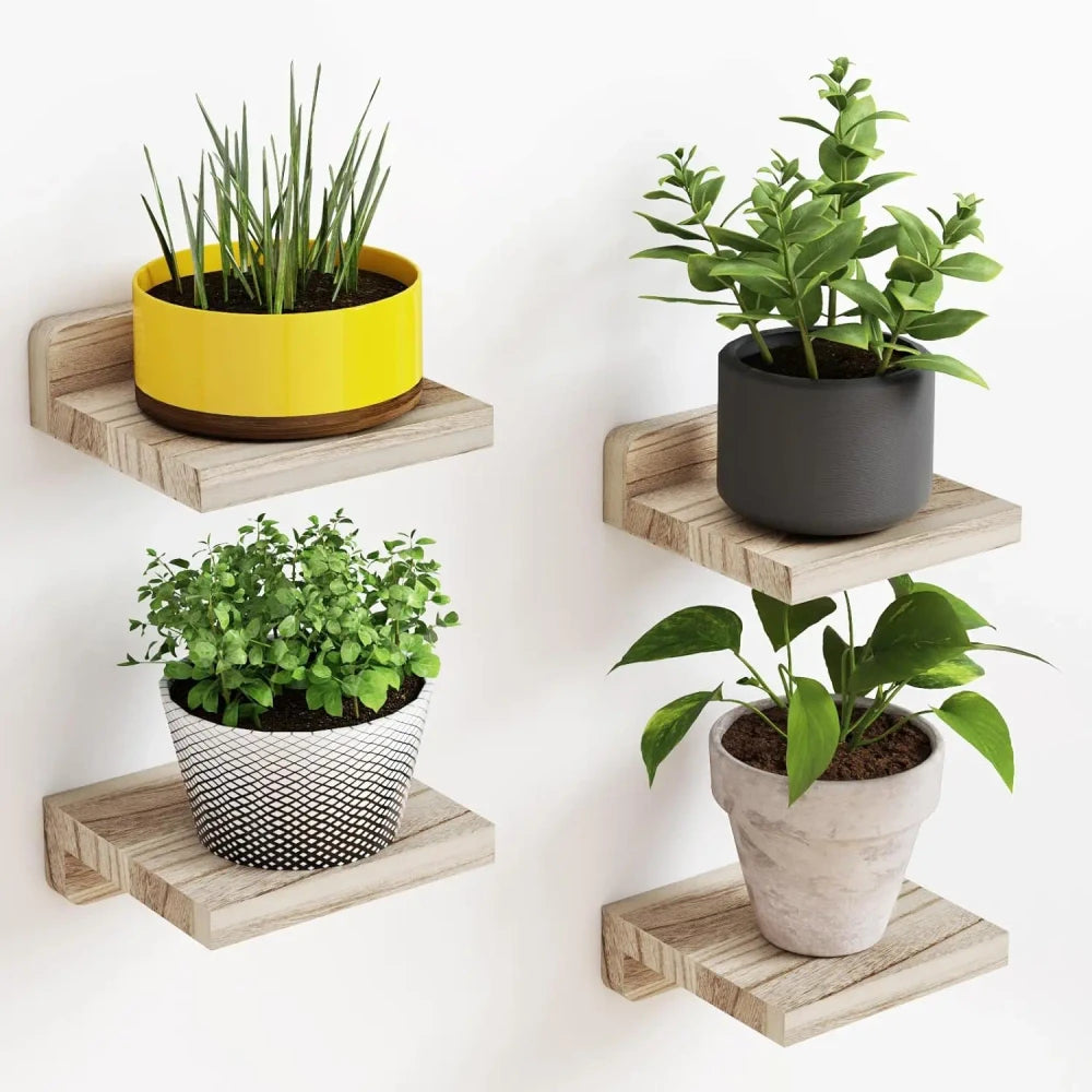 4-Pack Small Floating Shelves